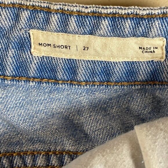 Pacsun Mom Jean Short Light Wash 27 - Picture 12 of 13